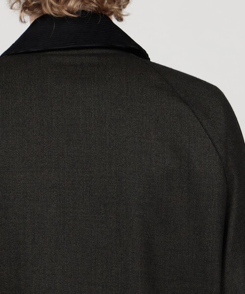 TOMORROWLAND (トゥモローランド)の「【別注】Barbour TRASPORT ウールブルゾン DORMEIUL(ブルゾン・メンズ・カーキ/ブラック・40/38/36)」の11枚目の写真