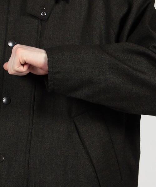 TOMORROWLAND (トゥモローランド)の「【別注】Barbour TRASPORT ウールブルゾン DORMEIUL(ブルゾン・メンズ・カーキ/ブラック・40/38/36)」の12枚目の写真