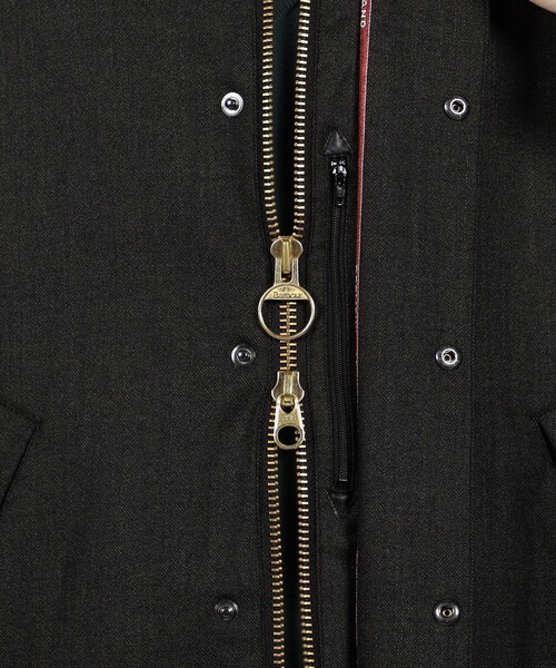 TOMORROWLAND (トゥモローランド)の「【別注】Barbour TRASPORT ウールブルゾン DORMEIUL(ブルゾン・メンズ・カーキ/ブラック・40/38/36)」の16枚目の写真