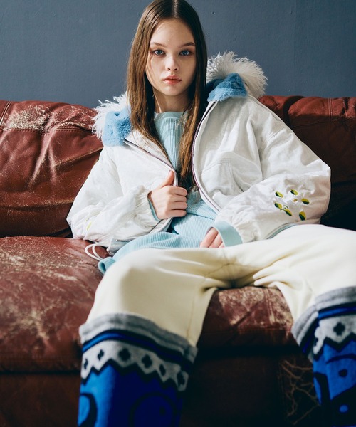 セール】J2170 ベロアフードジャケット（ブルゾン）｜RNA（アール