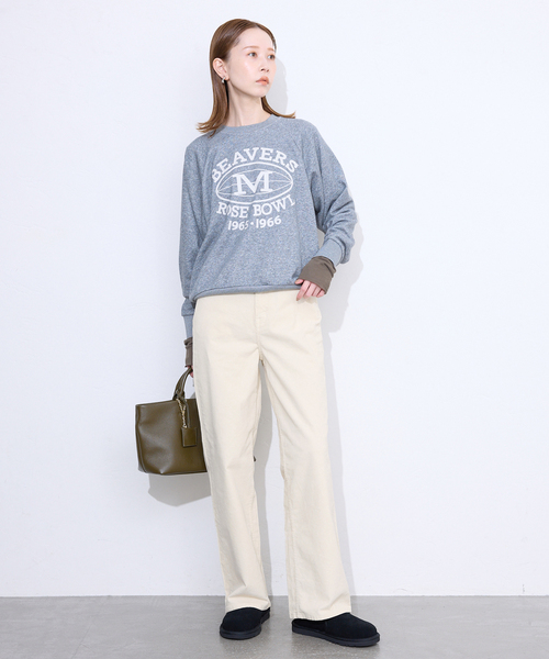 Healthy denim（ヘルシーデニム）の「Healthy DENIM/ヘルシーデニム コーデュロイパンツ Pink Pepper H15230503（その他パンツ・レディース・アイボリー/ブラウン・23cm/24cm/25cm）」の3枚目の写真