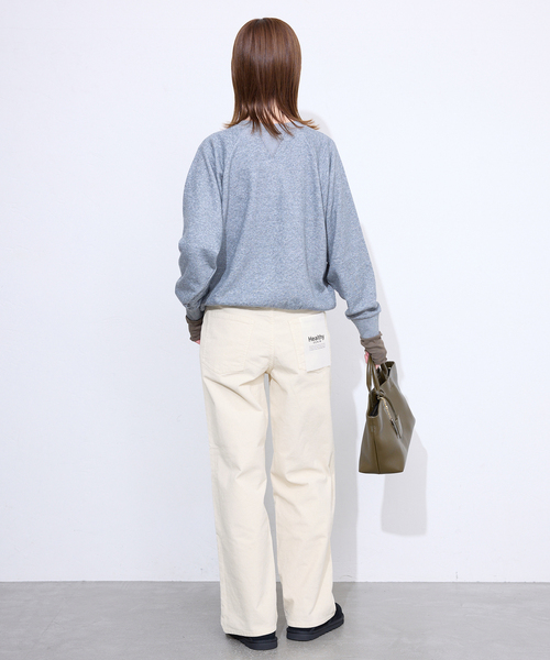 Healthy denim（ヘルシーデニム）の「Healthy DENIM/ヘルシーデニム コーデュロイパンツ Pink Pepper H15230503（その他パンツ・レディース・アイボリー/ブラウン・23cm/24cm/25cm）」の6枚目の写真