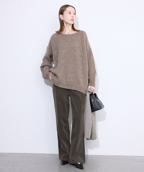 Healthy denim（ヘルシーデニム）の「Healthy DENIM/ヘルシーデニム コーデュロイパンツ Pink Pepper H15230503（その他パンツ・レディース・アイボリー/ブラウン・23cm/24cm/25cm）」の10枚目の写真