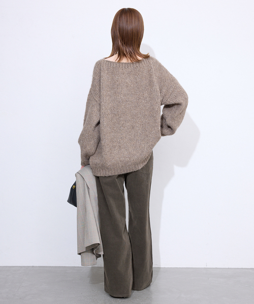 Healthy denim（ヘルシーデニム）の「Healthy DENIM/ヘルシーデニム コーデュロイパンツ Pink Pepper H15230503（その他パンツ・レディース・アイボリー/ブラウン・23cm/24cm/25cm）」の14枚目の写真