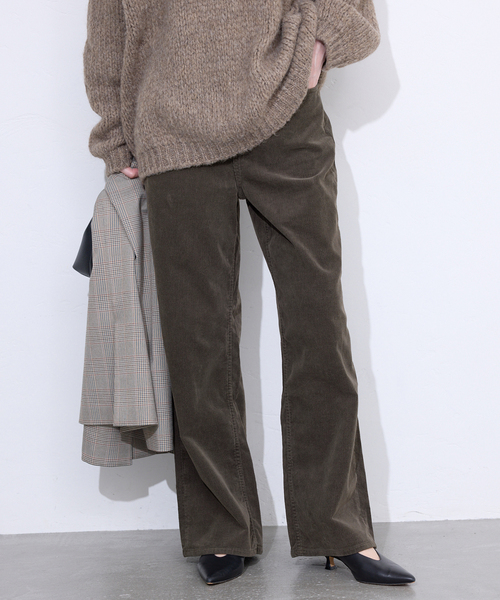 Healthy denim（ヘルシーデニム）の「Healthy DENIM/ヘルシーデニム コーデュロイパンツ Pink Pepper H15230503（その他パンツ・レディース・アイボリー/ブラウン・23cm/24cm/25cm）」の16枚目の写真