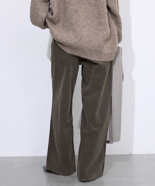 Healthy denim（ヘルシーデニム）の「Healthy DENIM/ヘルシーデニム コーデュロイパンツ Pink Pepper H15230503（その他パンツ・レディース・アイボリー/ブラウン・23cm/24cm/25cm）」の19枚目の写真