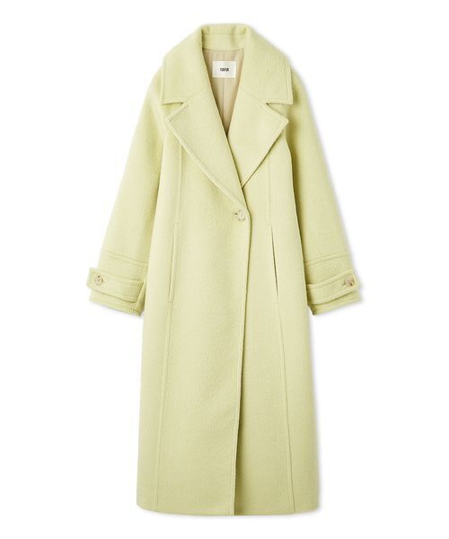 FURFUR（ファーファー）の「シャギーロングコート（チェスターコート・レディース・チェック/ライム/グレー・F）」の22枚目の写真