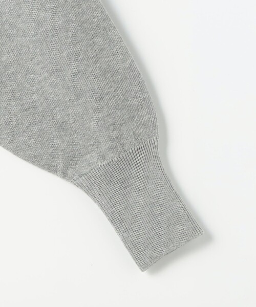 fredy couleur（フレディクルール）の「スウェットライクショートパーカー（ニット/セーター・レディース・オフホワイト/グレー/グレイッシュベージュ・38）」の6枚目の写真