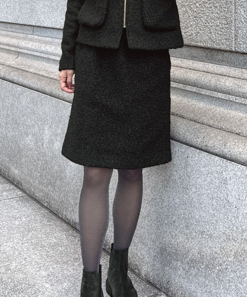 JENNE(ジェンヌ)の「JENNEプードルスカート(スカート・レディース・アイボリー/ミント/ブラック・SMALL/MEDIUM/LARGE)」の1枚目の写真