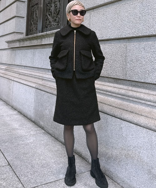 JENNE(ジェンヌ)の「JENNEプードルスカート(スカート・レディース・アイボリー/ミント/ブラック・SMALL/MEDIUM/LARGE)」の10枚目の写真