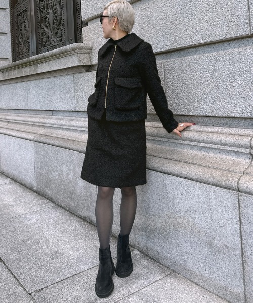 JENNE(ジェンヌ)の「JENNEプードルスカート(スカート・レディース・アイボリー/ミント/ブラック・SMALL/MEDIUM/LARGE)」の13枚目の写真