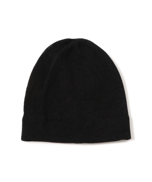 BEAMS(ビームス)の「【別注】CABLEAMI / Simple Watch Cap(ニットキャップ/ビーニー・メンズ・ブラック/レッド系その他4/ブルー系その他3・ONE SIZE)」の1枚目の写真