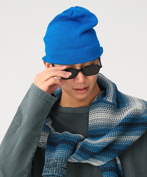 BEAMS（ビームス）の「【別注】CABLEAMI / Simple Watch Cap（ニットキャップ/ビーニー・メンズ・ブラック/レッド系その他4/ブルー系その他3・ONE SIZE）」の8枚目の写真