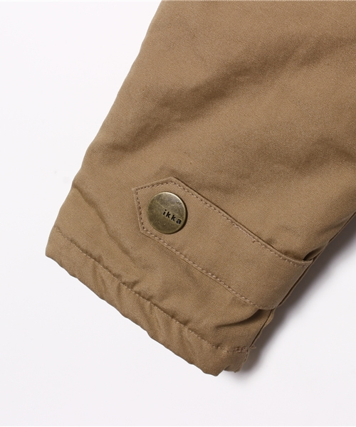 ikka(イッカ)の「フードボアモッズコート(モッズコート・キッズ・ベージュ/オリーブ・150cm/130cm/140cm/120cm)」の12枚目の写真