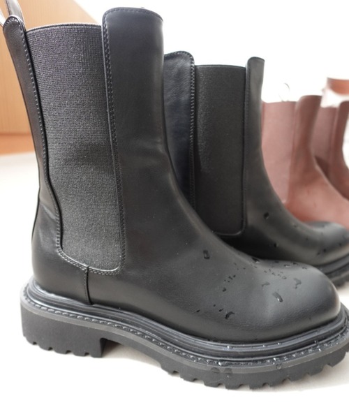 ORiental TRaffic by yuri（オリエンタルトラフィックバイユリ）の「＼ ZOZOTOWN限定 ／ 新作 レイン ミドル丈 サイドゴア ブーツ /51391 晴雨兼用（ブーツ・レディース・ブラック/ブラウン・LL/L/M/S）」の11枚目の写真