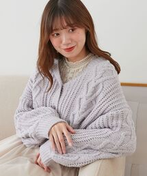 MAJESTIC LEGON | ハートマシュマロモールカーディガン(ニット/セーター)