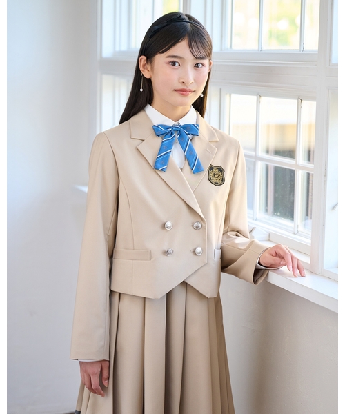 卒服】ショート丈ジャケット（スーツジャケット）｜pom ponette junior