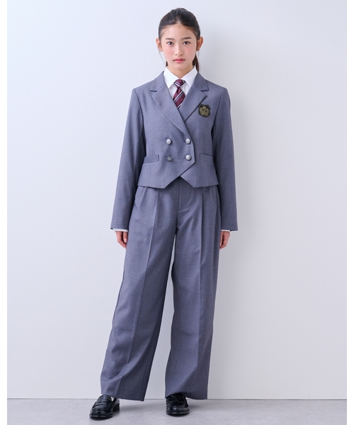 卒服】ショート丈ジャケット（スーツジャケット）｜pom ponette junior