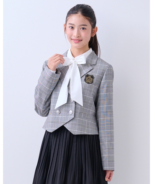 卒服】ショート丈ジャケット（スーツジャケット）｜pom ponette junior