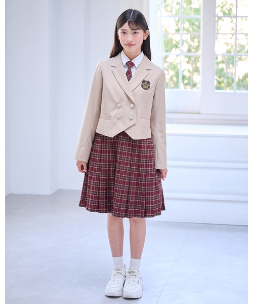 卒服】ショート丈ジャケット（スーツジャケット）｜pom ponette junior