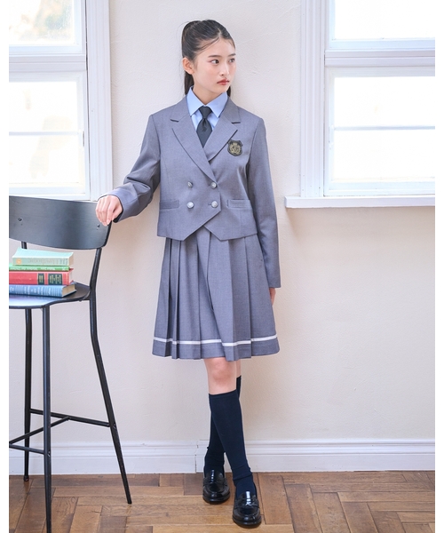 卒服】ショート丈ジャケット（スーツジャケット）｜pom ponette junior