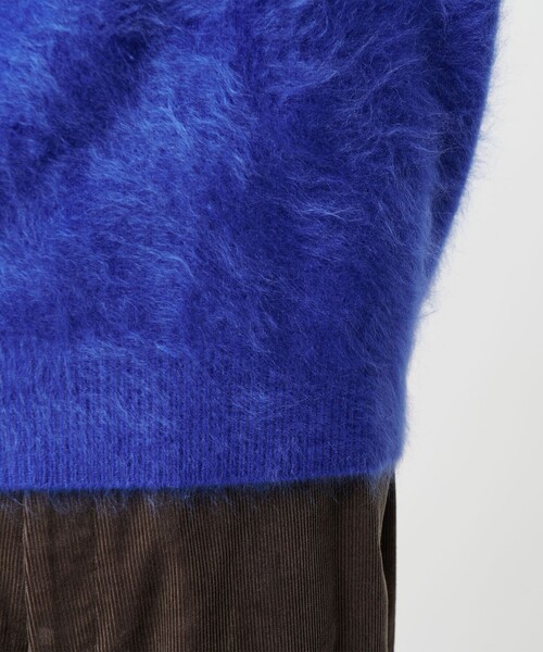 HI-LINE カシミヤファー クルーネック ニット（ニット/セーター