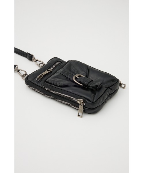 RODEO CROWNS WIDE BOWL（ロデオクラウンズワイドボウル）の「ウォレットショルダー（ショルダーバッグ・レディース・ブラック/グリーン系その他/ライム・FREE）」の6枚目の写真