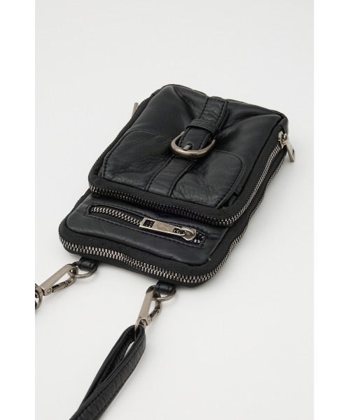 RODEO CROWNS WIDE BOWL（ロデオクラウンズワイドボウル）の「ウォレットショルダー（ショルダーバッグ・レディース・ブラック/グリーン系その他/ライム・FREE）」の7枚目の写真