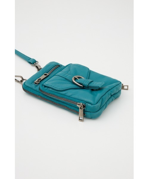 RODEO CROWNS WIDE BOWL（ロデオクラウンズワイドボウル）の「ウォレットショルダー（ショルダーバッグ・レディース・ブラック/グリーン系その他/ライム・FREE）」の12枚目の写真