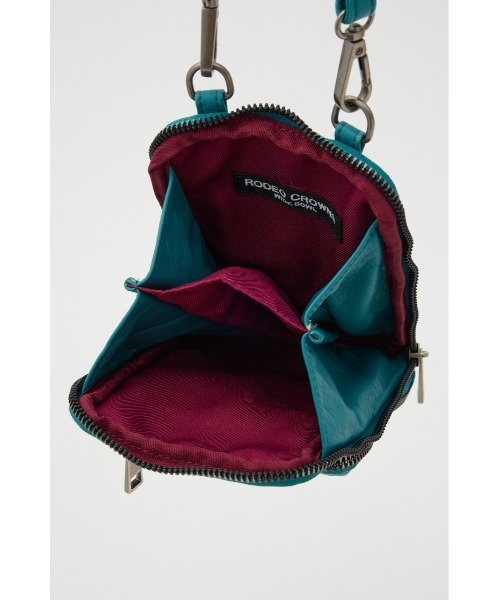 RODEO CROWNS WIDE BOWL（ロデオクラウンズワイドボウル）の「ウォレットショルダー（ショルダーバッグ・レディース・ブラック/グリーン系その他/ライム・FREE）」の14枚目の写真