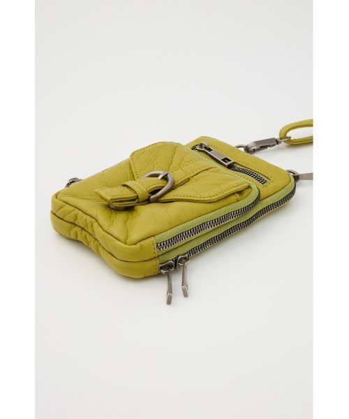 RODEO CROWNS WIDE BOWL（ロデオクラウンズワイドボウル）の「ウォレットショルダー（ショルダーバッグ・レディース・ブラック/グリーン系その他/ライム・FREE）」の17枚目の写真