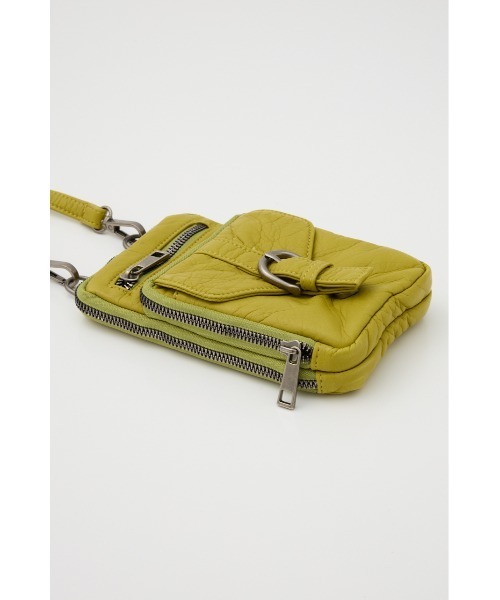 RODEO CROWNS WIDE BOWL（ロデオクラウンズワイドボウル）の「ウォレットショルダー（ショルダーバッグ・レディース・ブラック/グリーン系その他/ライム・FREE）」の18枚目の写真