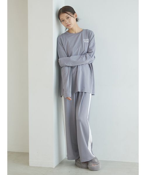 gelato pique（ジェラートピケ）の「インレイロゴロンT（ルームウェア