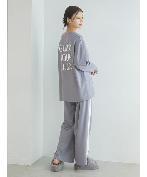 gelato pique（ジェラートピケ）の「インレイロゴロンT（ルームウェア