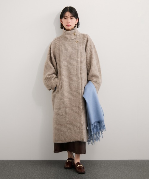 尾州スタンドカラーロングコート（その他アウター）｜LE CERCLE par