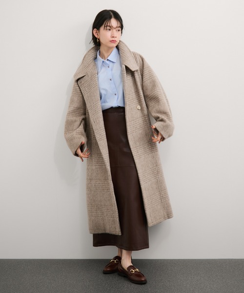 尾州スタンドカラーロングコート（その他アウター）｜LE CERCLE par