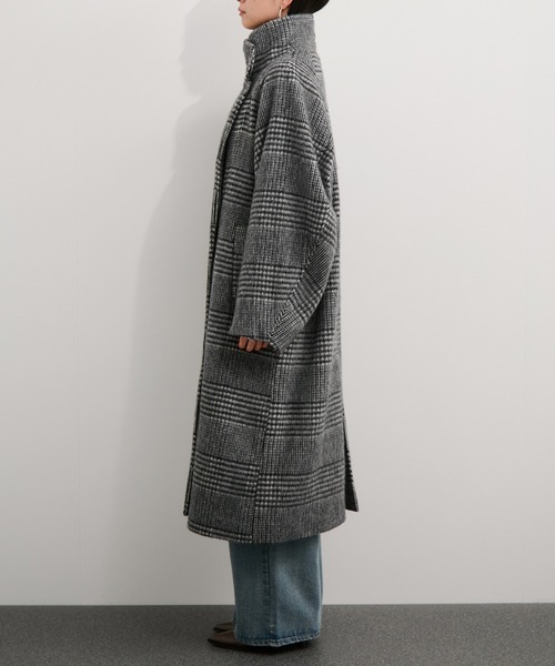 le cercle ADAM ET ROPE'(ルセルクルアダムエロペ)の「尾州スタンドカラーロングコート(その他アウター・レディース・グレー/ブラック/グレー系その他/ベージュ系その他2・FREE)」の20枚目の写真