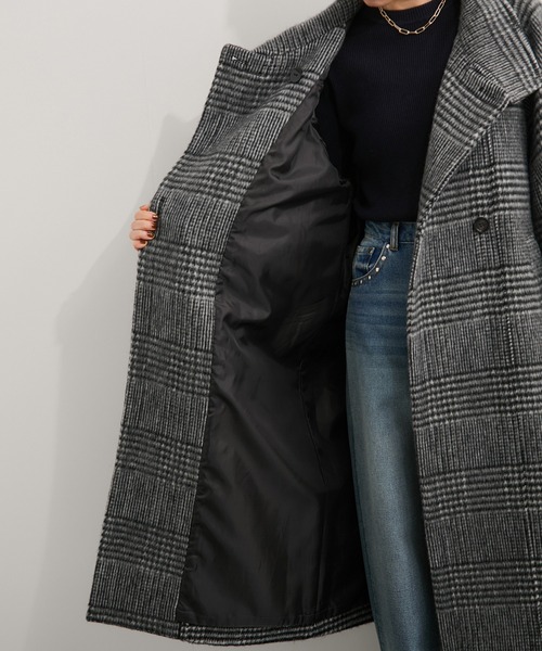 LE CERCLE par rope' 2WAY中綿コート チャコールグレー新品 LE CERCLE