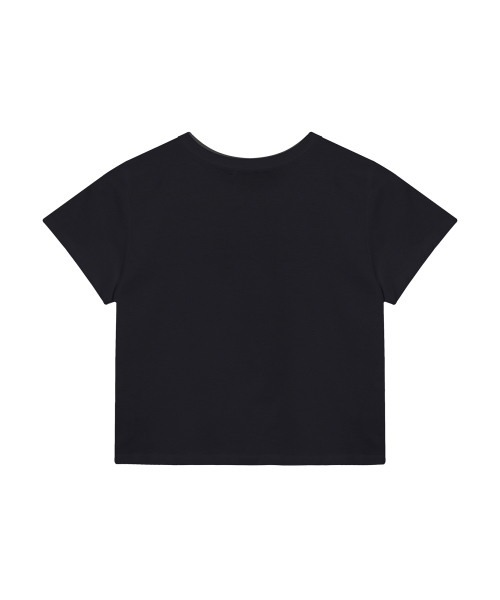 NICK&NICOLE(ニックアンドニコール)の「ROSE SIGNATURE CROP TOP_BLACK PINK(Tシャツ/カットソー・レディース・その他・FREE)」の5枚目の写真