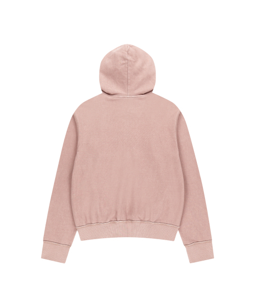 AAKAM（アーカム）の「Logo Patch Zip-Up Hoodie (Pink)（パーカー・レディース・その他・2/1）」の2枚目の写真