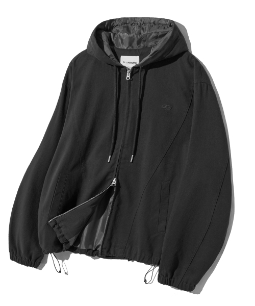 F.ILLUMINATE(フィルミネイト)の「コンツアーフードジャケット-ブラック(ナイロンジャケット・レディース・その他・SMALL/MEDIUM/LARGE)」の1枚目の写真