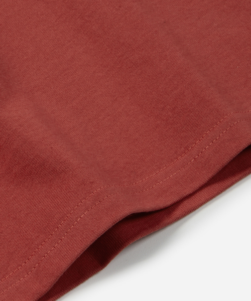 FRIZMWORKS(フリズムワークス)の「THUNDER SAUNA LOGO TEE _ BRICK RED(Tシャツ/カットソー・メンズ・その他・SMALL/MEDIUM/LARGE)」の6枚目の写真