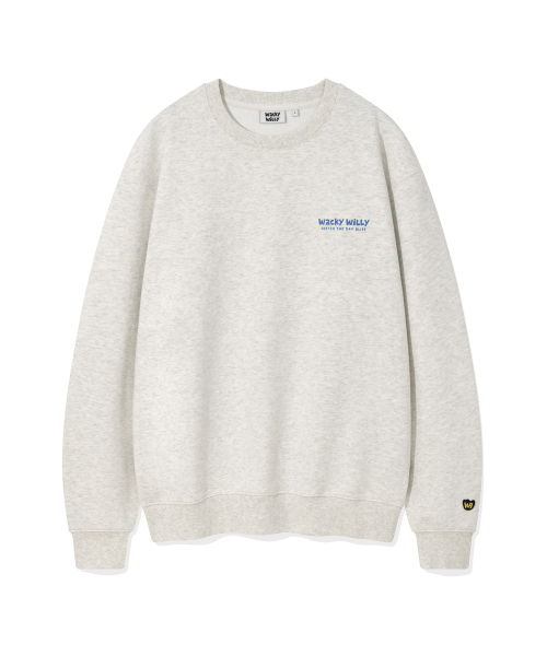Wacky WiLLy(ワッキーウィリー)の「バックプリントレタリングスウェットライトグレー(スウェット・レディース・その他・SMALL/MEDIUM/LARGE/X-LARGE/X-SMALL)」の2枚目の写真