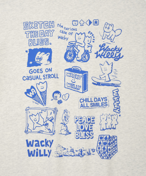 Wacky WiLLy(ワッキーウィリー)の「バックプリントレタリングスウェットライトグレー(スウェット・レディース・その他・SMALL/MEDIUM/LARGE/X-LARGE/X-SMALL)」の7枚目の写真