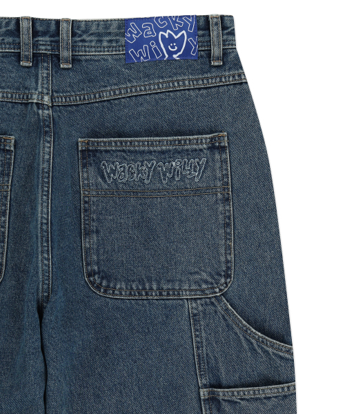 Wacky WiLLy(ワッキーウィリー)の「ダブルニマルチポケットデニムパンツスカイブルー(その他パンツ・レディース・その他・LARGE/X-LARGE/SMALL/MEDIUM)」の8枚目の写真
