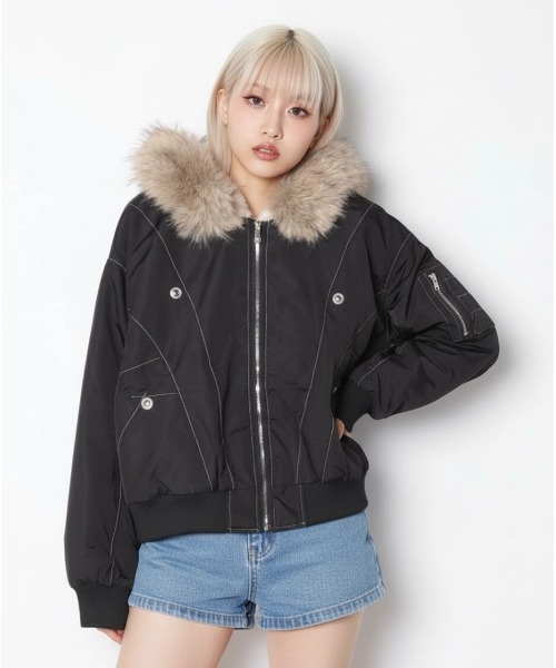 COOME エコレザーショートジャケット COOME エコレザーショートジャケット Eco Leather Short Jacket