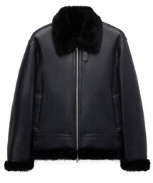DOFFJASON（ドフジェーソン）の「OVERSIZED REAL SHEARLING JACKET (BLACK)（ムートンコート・メンズ）」