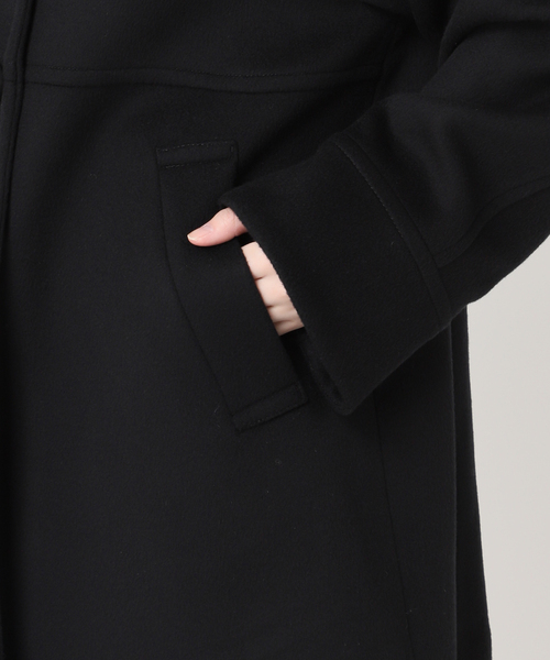 追加2》スーパー140ビーバーノーカラーミドルコート（ノーカラーコート