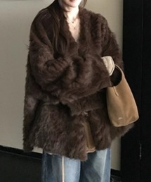 新品同様✩レッキス✩ノーカラー✩ファーコート✩柔らか✩ブラック✩ポケット有り ノーカラージャケット（フェイクファー）ファッション通販 - ZOZOTOWN