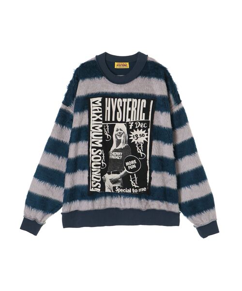 HYSTERIC GLAMOUR（ヒステリックグラマー）の「MAXIMUM SOUNDS スウェット（スウェット・レディース・ブラック/ブルー/レッド・FREE）」の3枚目の写真